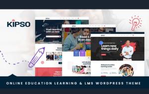 Kipso - Education LMS WordPress Theme